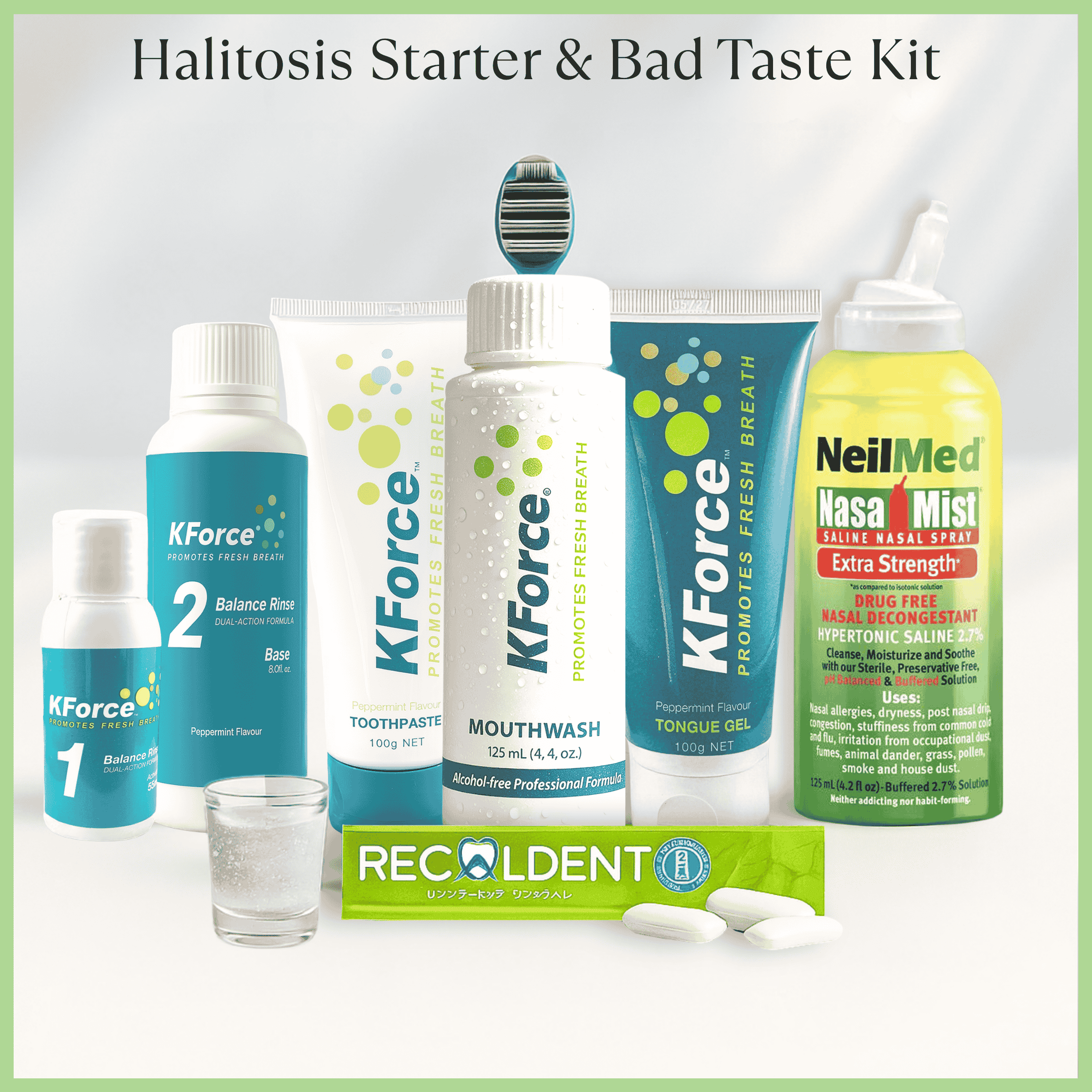 Bundle - KForce Halitosis Starter & Bad Taste Kit