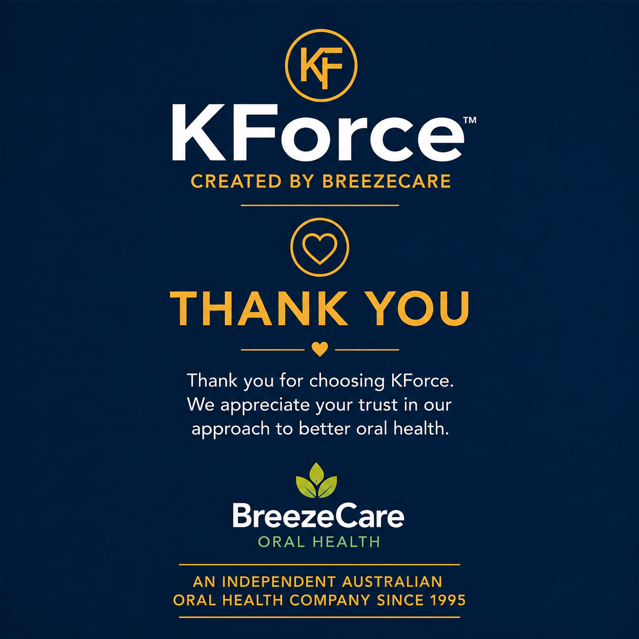Thank You - KForce Daily Care Duo
