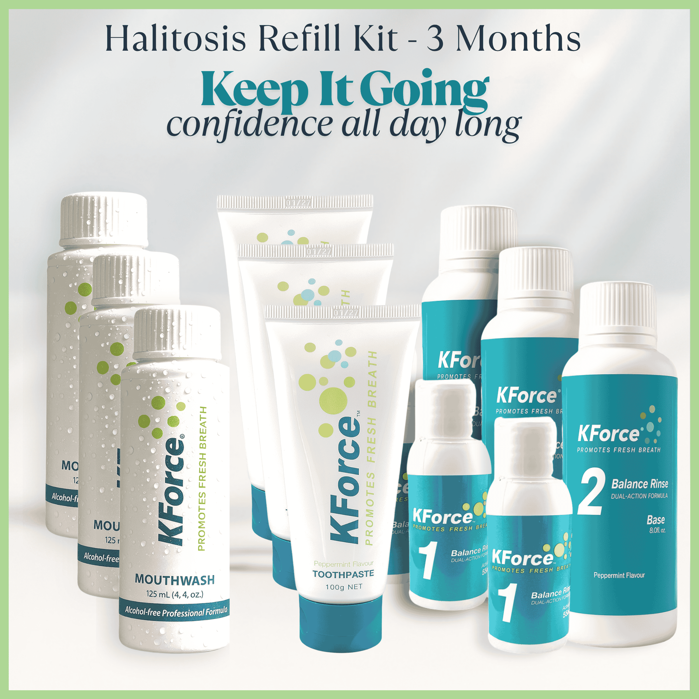 Bundle - KForce Halitosis Refill Kit (3Months)