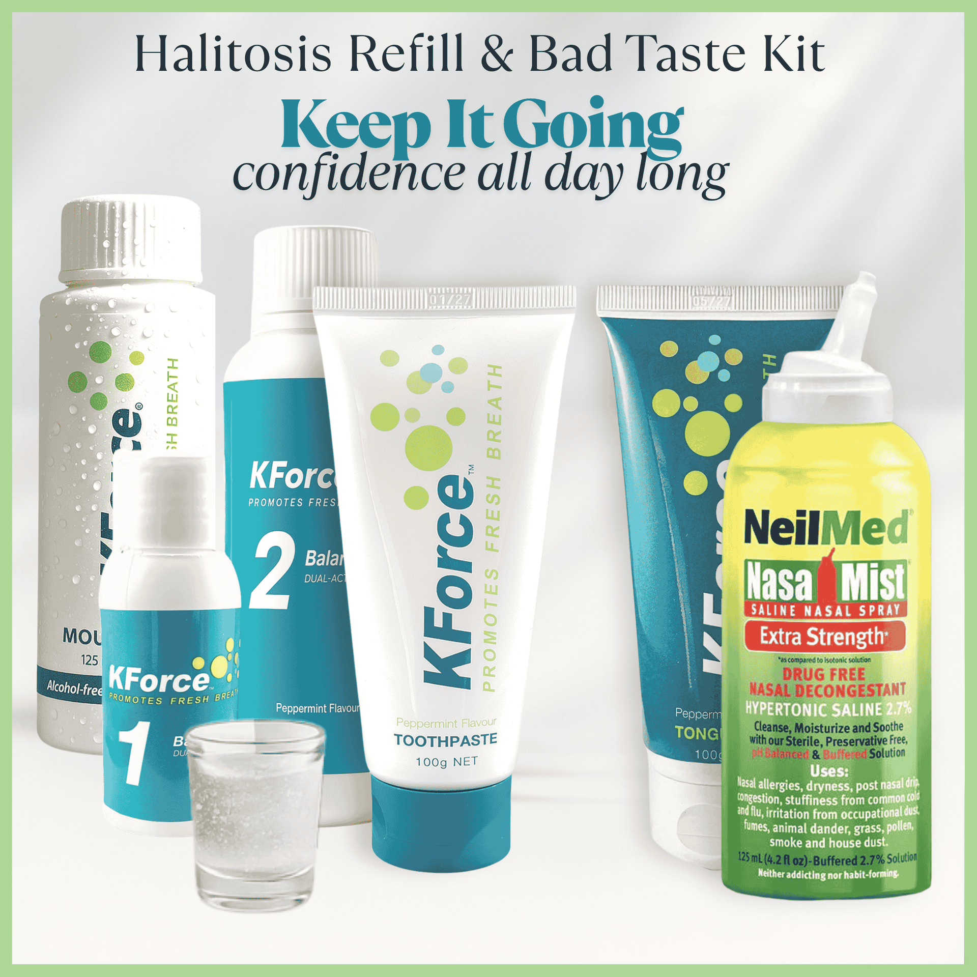 Bundle - KForce Halitosis Refill & Bad Taste Kit