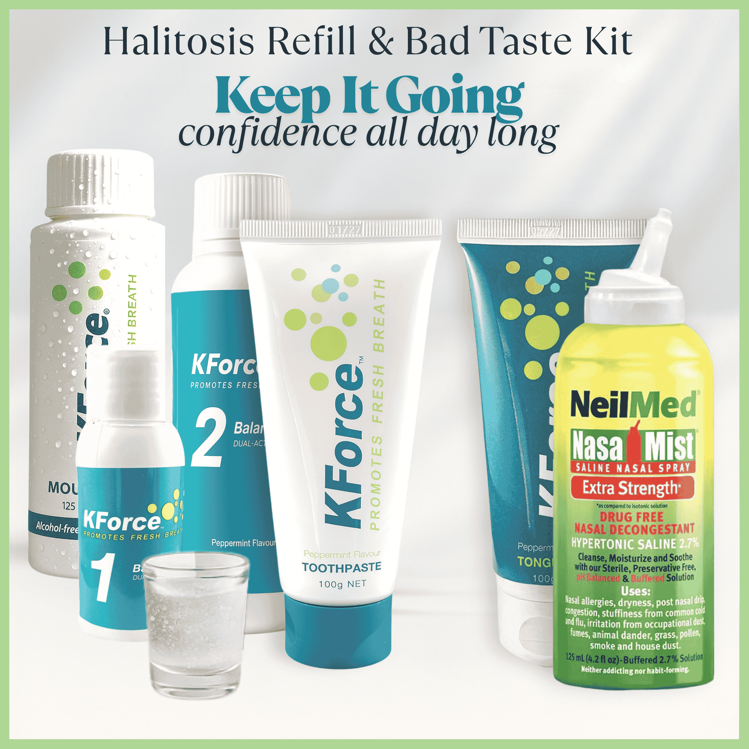 Bundle - KForce Halitosis Refill & Bad Taste Kit