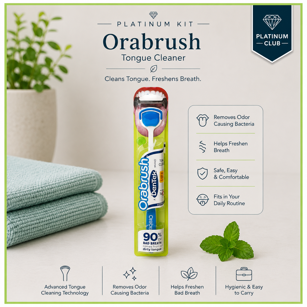 SAVE 40% PLATINUM: Oral Hygiene Essentials