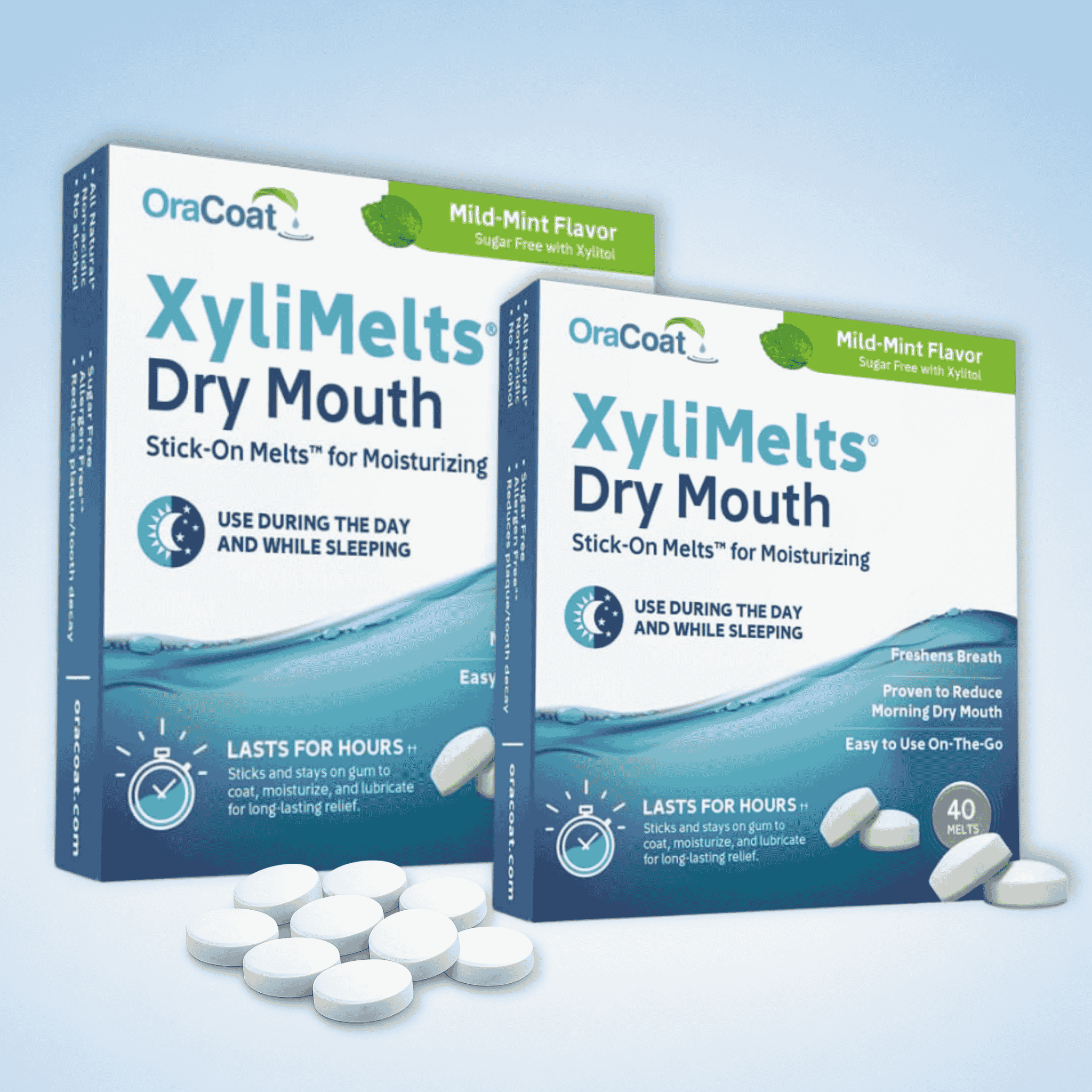XyliMelts® Mild Mint — Refill Pack (Boxes)