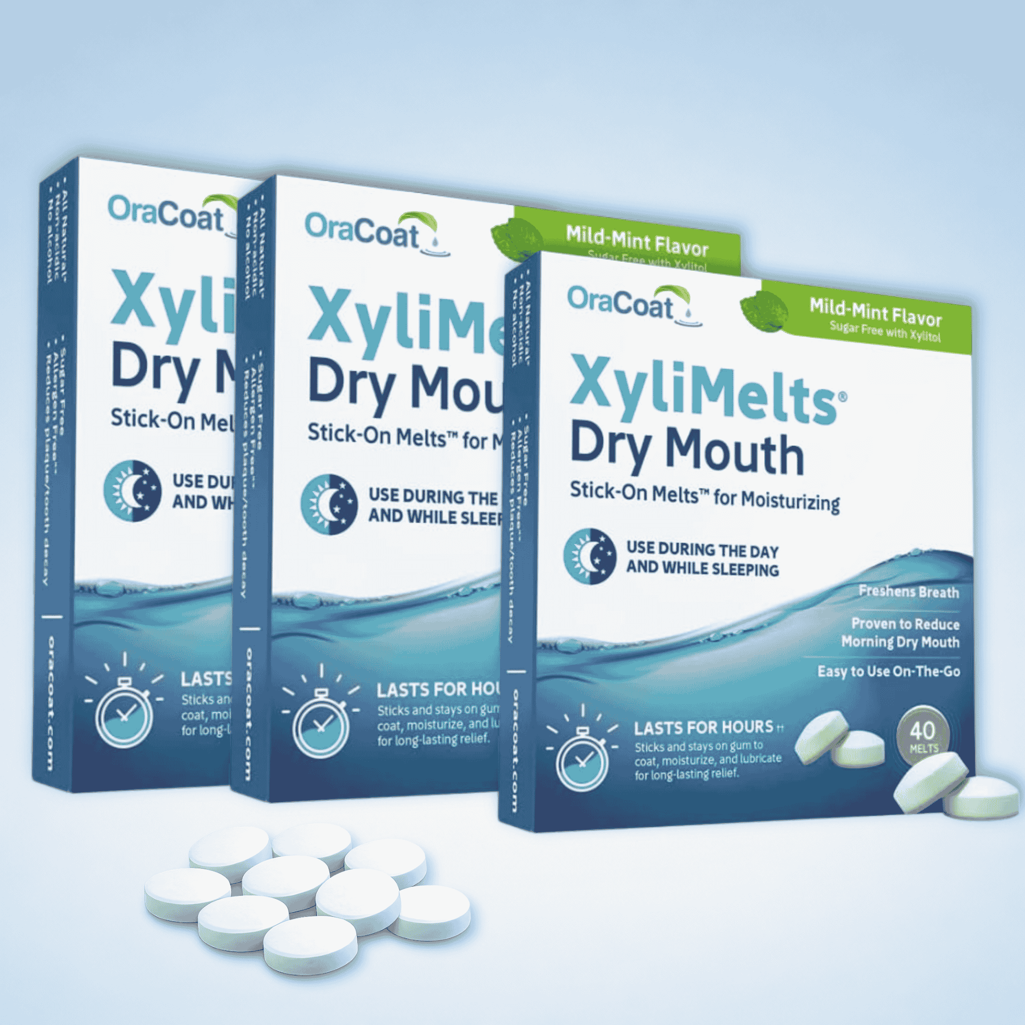 XyliMelts® Mild Mint — Refill Pack (Boxes)