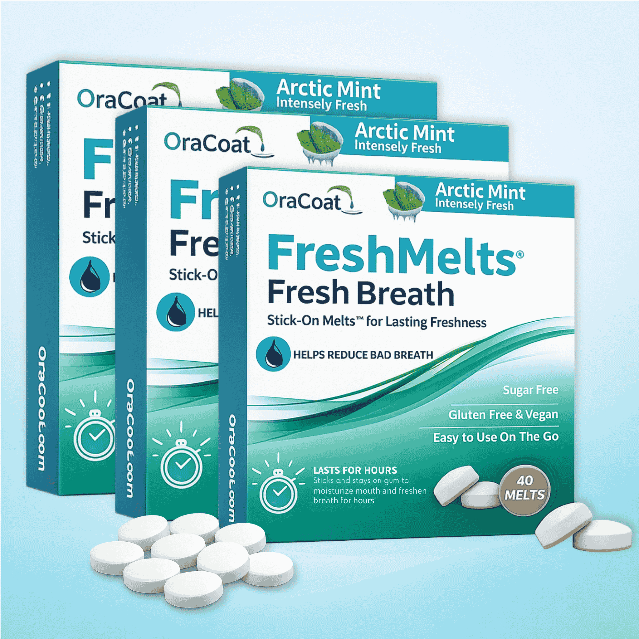 XyliMelts® FreshMelts Arctic Mint — Refill Pack (Boxes)