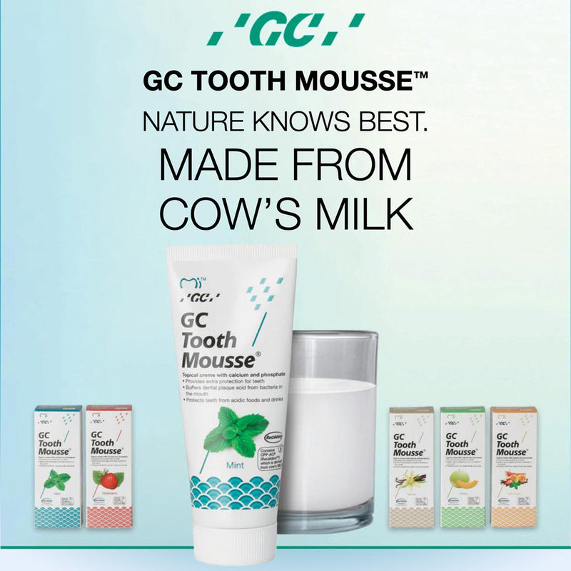 GC TOOTH MOUSSE PLUS WITH EXTRA MILK PROTEIN STRAWBERRY